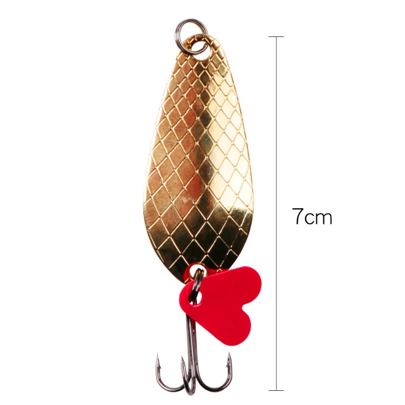 1 buah sendok Spinner bergoyan - Fishing Lure Spoon ulasan dan harga