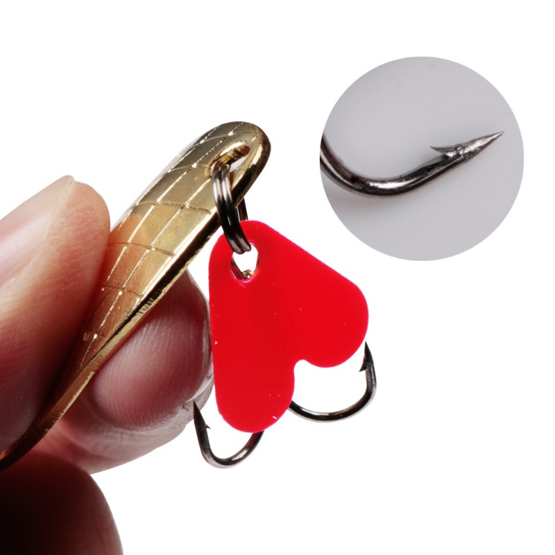 1 buah sendok Spinner bergoyan - Fishing Lure Spoon ulasan dan harga