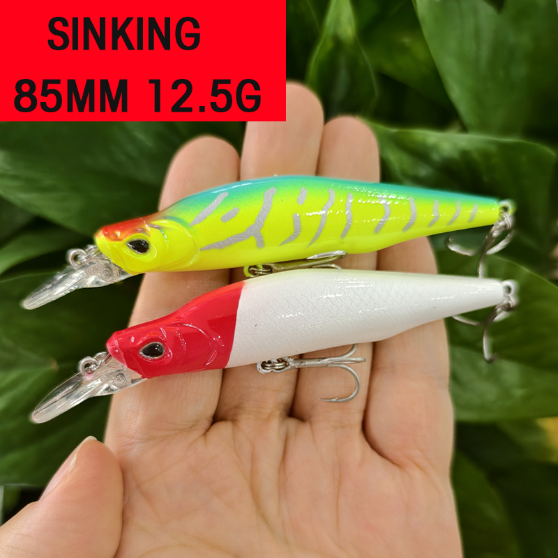 Umpan Pancing Minnow Tenggelam - Fishing Lure Jerkbait ulasan dan harga
