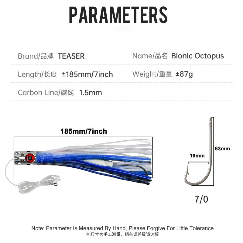 1pc 185mm87g Umpan Cumi-cumi K - Fishing Lure Buzzbait ulasan dan harga
