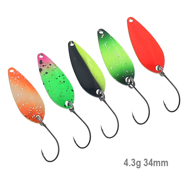 Sendok pancing 4.3g 34mm UV wa - Fishing Lure Spoon ulasan dan harga
