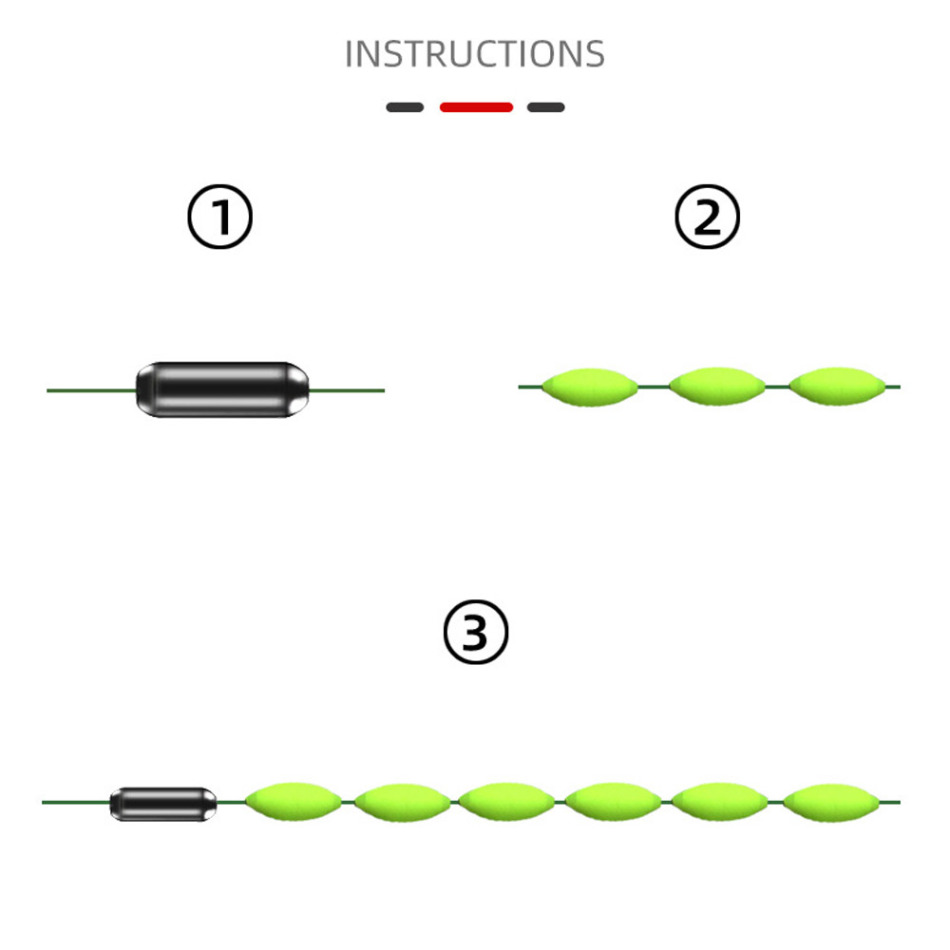 6 buah/1 kelompok pemberat ump - Fishing Lure Accessories ulasan dan harga