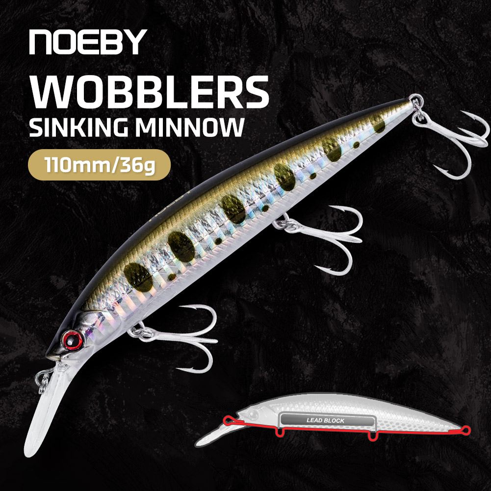 NOEBY NBL9448 Sinking Minnow L - Fishing Lure Jerkbait ulasan dan harga
